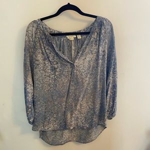 Silk "Watercolor" Top